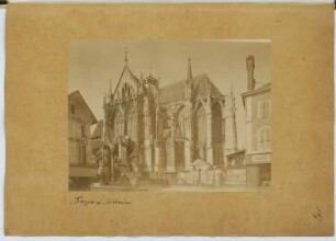 St. Urbain, Troyes: Ansicht (aus: Skizzen- und Fotoalbum 10)