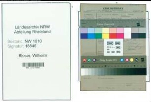 Entnazifizierung Wilhelm Bloser , geb. 03.09.1893 (Handwerk)