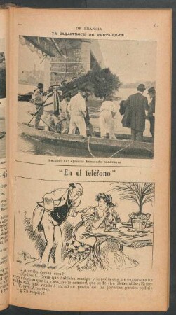 "En el teléfono" - [Viñeta cómica]