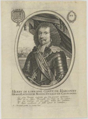 Bildnis des Henry de Lorraine, Comte de Harcovrt