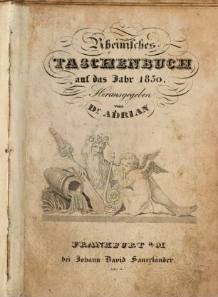 Rheinisches Taschenbuch auf das Jahr .... 1830, 1830