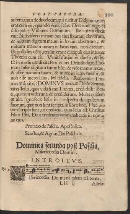 Dominica secunda post Pascha, Misericordia Domini.