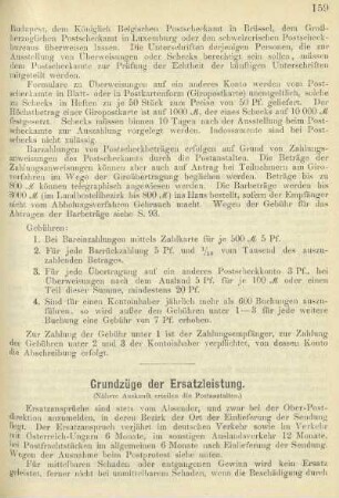 Grundzüge der Ersatzleistung