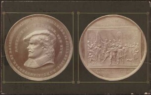Museum Amsterdam, Gedenkmünze Rembrandt Harmensz van Rijn (Vorder- und Rückseitenstempel).