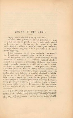 Wojna w 1807 roku