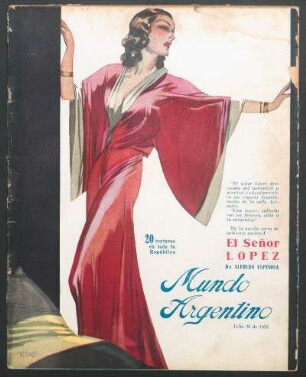 [La mujer del vestido rojo] [Dibujo]