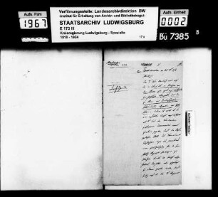 Weg- und Torsperrgelder, Oberamt Marbach