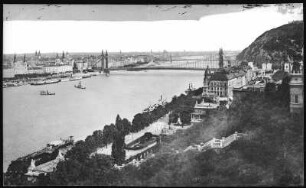 Budapest. Donaubild mit Elisabethbrücke