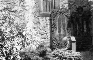 Kamenz. Grabstein des Müllers Freudenberg an der Hauptkirche