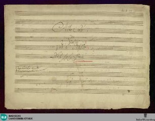 Silla. Excerpts - Don Mus.Ms. 559 : A, strings