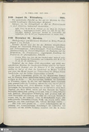 1048. 1810, August 10. Wittenberg