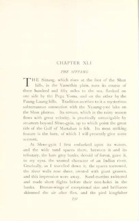 Chapter XLI. The Sittang