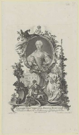 Bildnis der Elisabeth Christine von Preußen, geb. Prinzessin von Braunschweig-Bevern