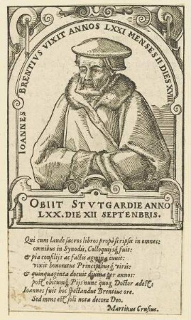 Bildnis des Ioannes Brentivs