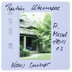 Berlin, Haus Springer,Berlin, Am großen Wannsee