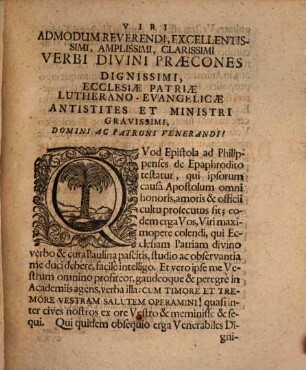 Animadversiones Exegeticæ Et Dogmatico-Practicæ In Epistolam S. Pauli Ad Philippenses