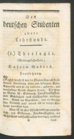[...] zwote Lehrstunde.
