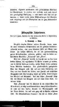 Pädagogische Aphorismen