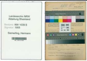 Entnazifizierung Hermann Siemerling , geb. 09.11.1901 (Werkmeister)