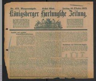 Zeitungsartikel über Vortrag von Helene Lange zum Frauenstimmrecht