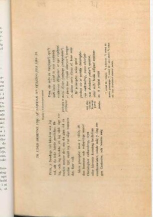 To Sider (Skrevne 1584) Af Kristian IV's Stilebog Fra 1584-91.