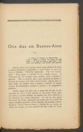 Oito dias em Buenos-Aires - [Continuação]