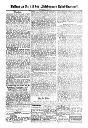 Beilage zu Nr. 119