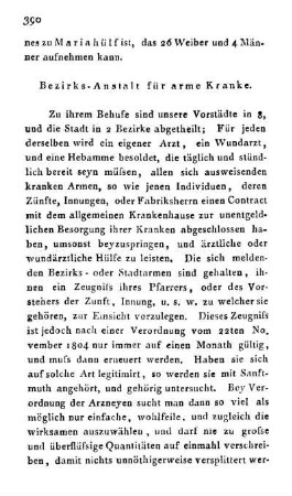 Bezirks-Anstalt für arme Kranke