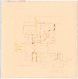 Villa von der Heydt, Berlin-Tiergarten Umbau: Grundriss Erdgeschoss 1:100