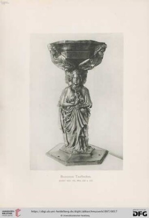 15. Bronzenes Taufbecken
