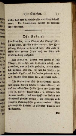 Die Kräuter.