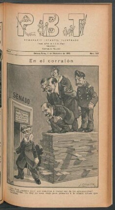 En el corralón - [Caricatura]