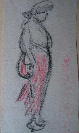 Frau im Profil