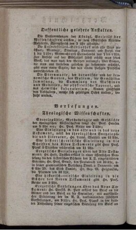 Oeffentliche gelehrte Anstalten