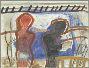 Figuren am Schneefeld