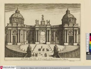 Dessein d'un Arc de Triomphe de l'Invention du Sr. Marot
