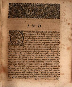 Disputatio Iuridica exhibens Differentias Iuris Saxonici Feudalis a Iure Communi Feudali