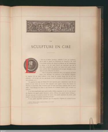 La sculpture en cire