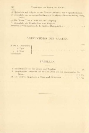 Tabellen
