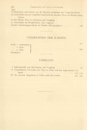 Tabellen