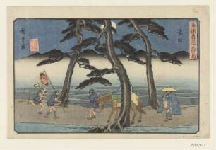 Station Akasaka, Blatt 37 der Folge "53 Stationen des Tokaido"