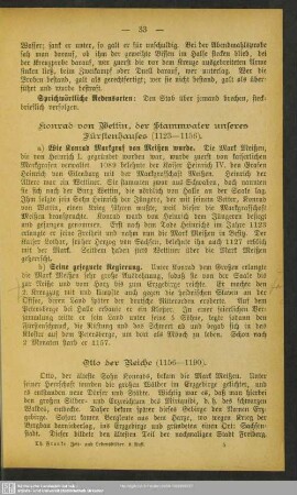 Konrad von Wettin, der Stammvater unseres Fürstenhauses (1123-1156)