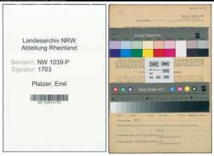 Entnazifizierung Emil Platzer , geb. 23.02.1901 (Arbeiter)