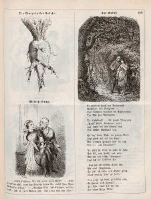 "Die Wurzel alles Uebels" "Welttheilung" "Der Kukuk"