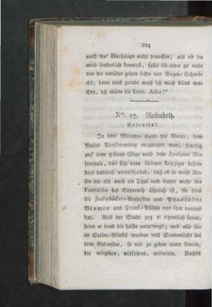 Nro. 17. Rosenholz
