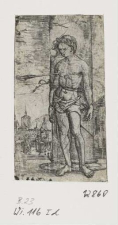 Heiliger Sebastian an der Säule
