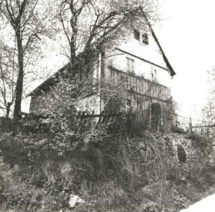 Cossebaude-Niederwartha, Weistropper Straße 8. Wohnhaus (1801/1850)