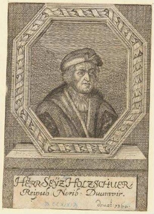 Seitz (= Seifried I.) Holzschuher, Duumvir; gest. 1360