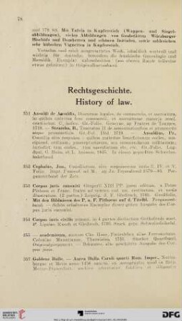 Rechtsgeschichte (Nr. 351-372)