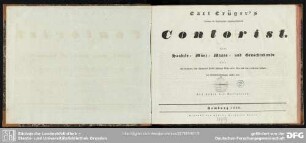 Contorist : eine Handels- Münz- Maaß- und Gewichtskunde